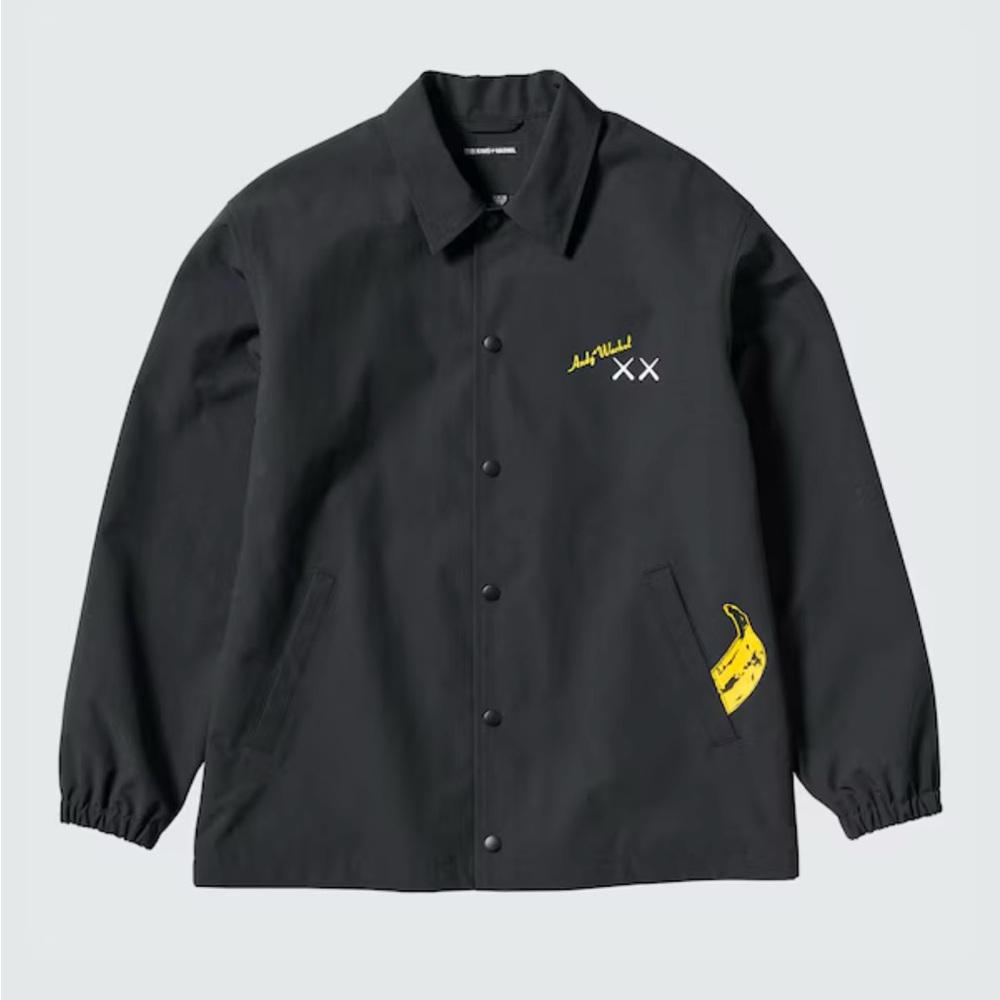 Kaws x Andy Warhol coach jacket